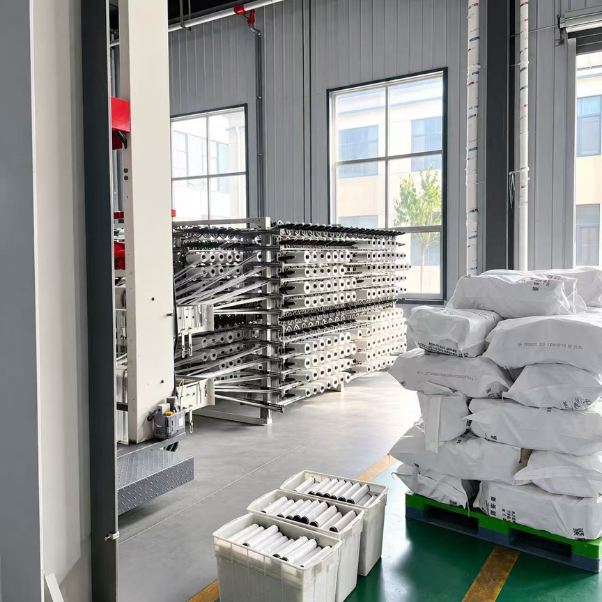 Production equipment and material staging