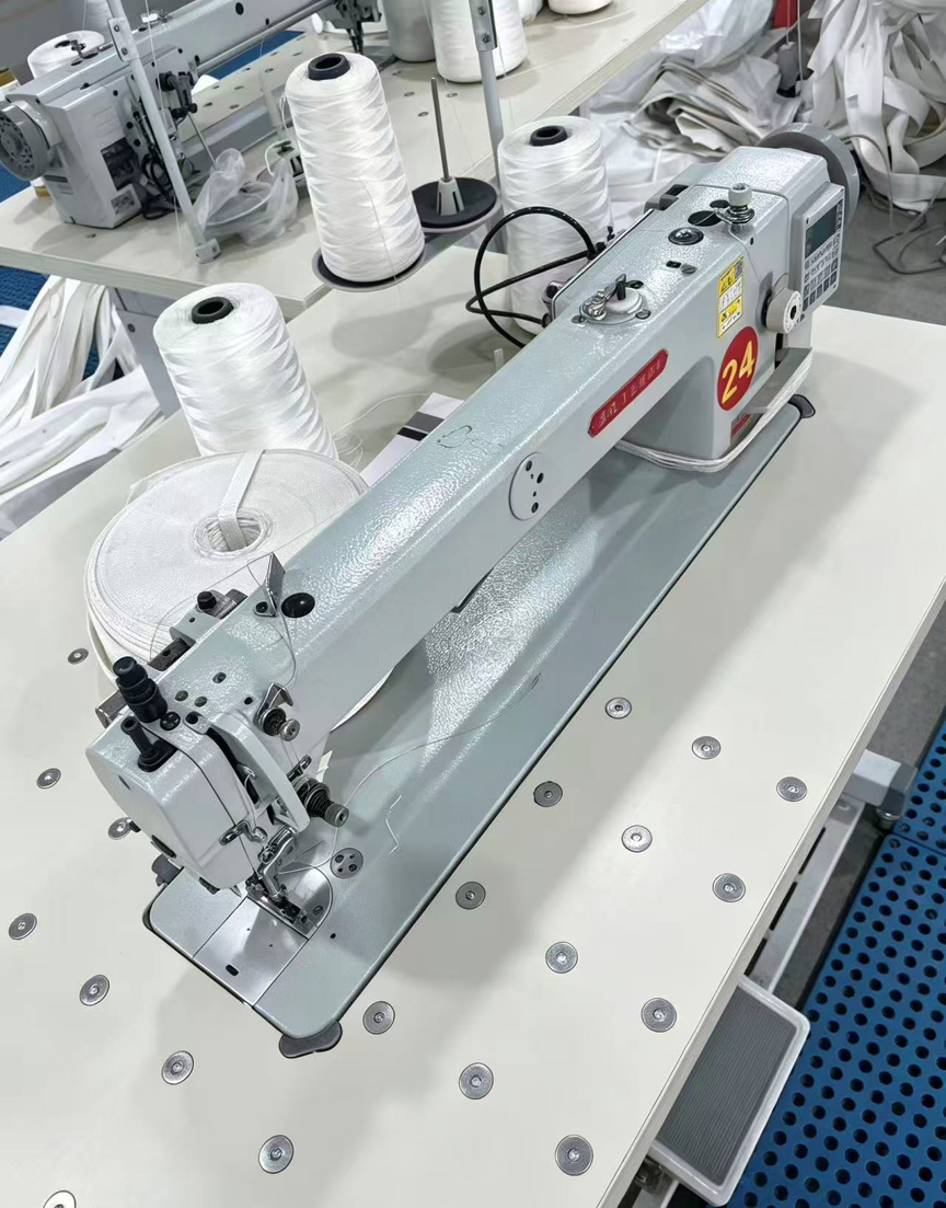 Industrial sewing workstation